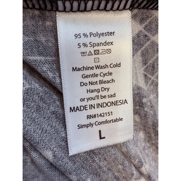 LuLaRoe Julia Women Ladies Dress Bodycon L Black Geometric - Picture 17 of 17